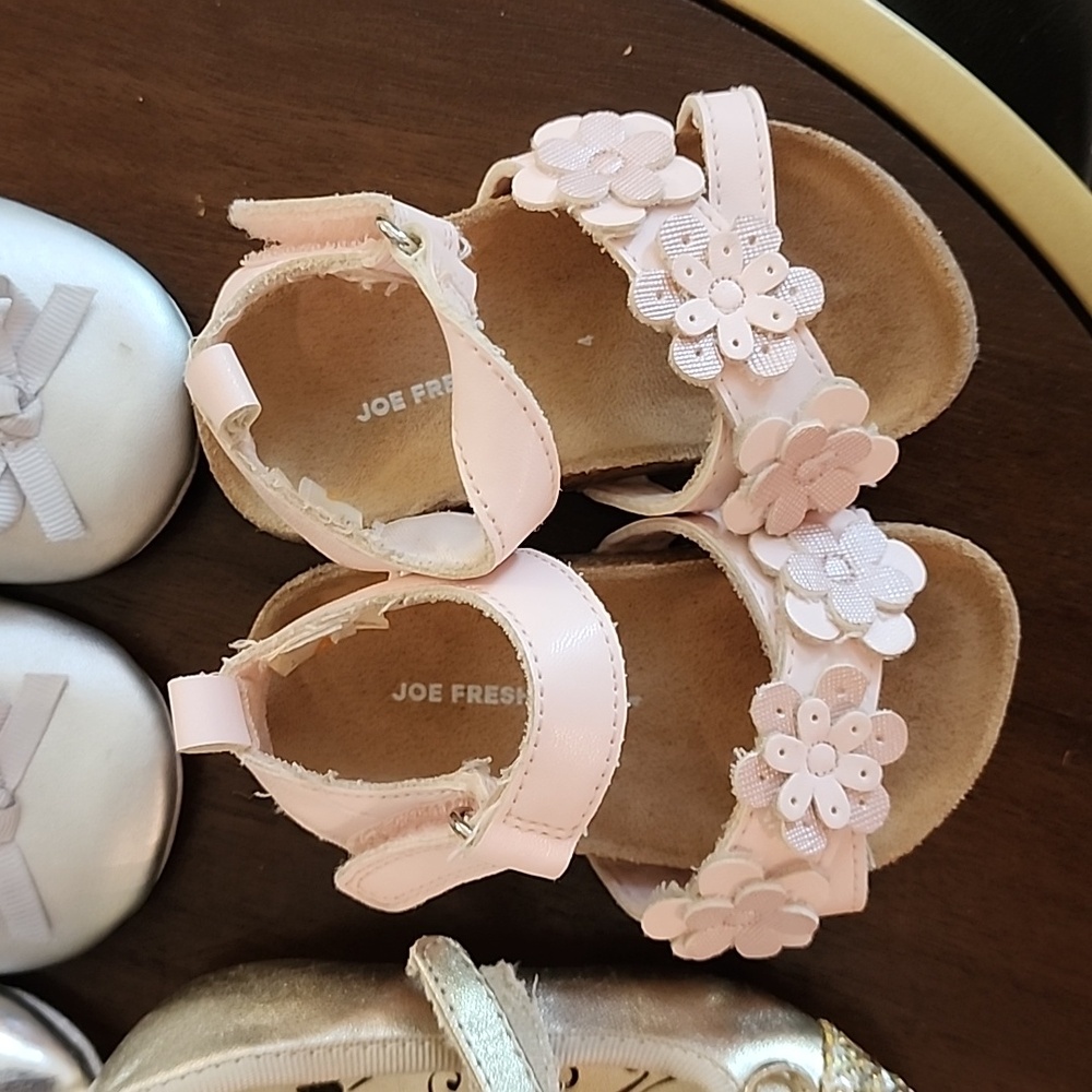 Bon Bebe Gymboree Baby Girl Shoes Sandals 4 Pairs 6 to 9 months - Picture 4 of 9